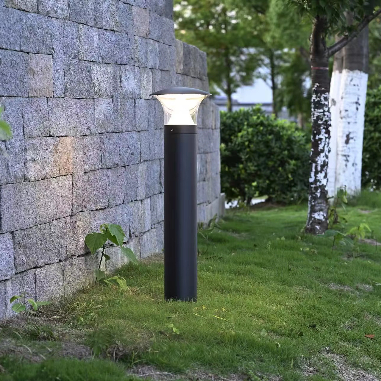 New Design IP65 Rated LED Aluminum Alloy Lawn Light Outdoor Garden Bollard for Landscape Pathway Lighting CE EMC LVD Certificate
