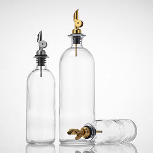 Dispenser per Olio d'Oliva Premium in Offerta, 200ml 500ml 1000ml, Erogatore per Caffè e Sciroppi, Bottiglia in Vetro per Cucina - Product Image 3