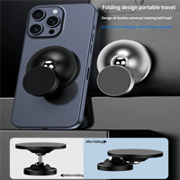 Support de téléphone magnétique rotatif à 360° en métal, pliable, pour appareils de 3,5 à 7 pouces, idéal pour la salle de sport et le bureau, garantie de 13 mois, vente en gros