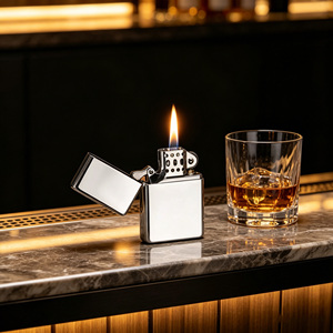 Encendedores de Queroseno Metálicos Vintage para Recuerdos de Boda con Logotipo Personalizado, Recargables con Rueda de Encendido, para Regalos a Invitados, Venta al Por Mayor - Product Image 4