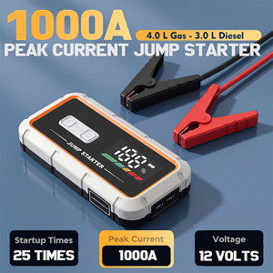 เครื่องช่วยสตาร์ทรถยนต์ 1000A Peak Jump Starter, พาวเวอร์แบงค์ 22.2Wh, <span class=keywords><strong>สตาร์ท</strong></span>เครื่องยนต์เบนซิน 4.0 ลิตร และดีเซล 3.0 ลิตร, ระบบป้องกันควา<span class=keywords><strong>ม</strong></span>ปลอดภัย 10-in-1 สำหรับ<span class=keywords><strong>รถยนต์</strong></span> 12V - Product Image 4