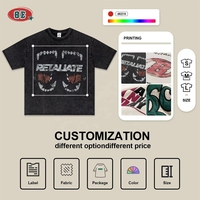 T-shirt pour homme de haute qualité, 100% coton, tricoté, ensemble ample et surdimensionné, logo personnalisé, ensembles courts pour homme