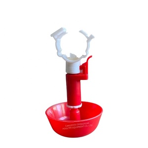 automatic plastic Brooding chicks drinking water cup save water plastic Bird drink Chick Drip Cup Chick Nipple Drinker