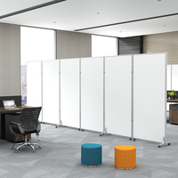 Diviseur d'espace de bureau à écran pliable en plastique moderne Panneau de séparation portable pour le bureau, l'école et l'extérieur des entrepôts