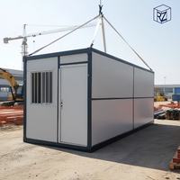 Maison préfabriquée pliable à déploiement rapide avec un design moderne pour une utilisation polyvalente (résidentiel/bureau)