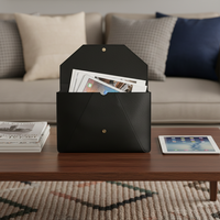 Étui pour ordinateur portable en cuir PU, sac, porte-documents, porte-lettres avec plusieurs compartiments pour une utilisation professionnelle au bureau