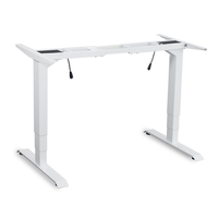 Bureau debout moderne à double moteur électrique, hauteur réglable, extensible, cadre de bureau ergonomique pour ordinateur 1250N