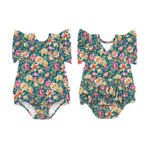 Pelele sin mangas con volantes para bebé, pelele para Recién Nacido 2021 poliéster, Mono para bebé prematuro 100% - Product Image 3