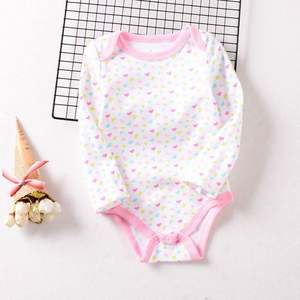 Großhandel Sommer Unisex Baby Stram pler Neue Baumwolle Kurzarm Kleidung für 0-3 Monate Kleinkinder Gestrickte Jungen & Mädchen Print - Product Image 4