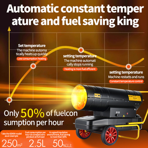 Calentador diésel o calentador de aire de queroseno de alta potencia portátil y móvil para granjas de pollos y agricultura - Product Image 5