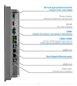 Desktop/incorporato/VESA100 * 100mm <span class=keywords><strong>ddr3</strong></span> ddr4 i3 i5 i7 all in one tablet android pc industriale da 10 pollici - Product Image 4