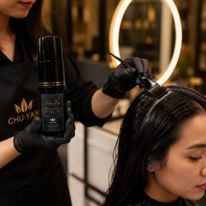 Tinte Herbal para el Cabello para Mujeres, con Cepillo Aplicador, 200ml, Fórmula Suave a Base de Plantas, Uso Doméstico, Cubre Canas, Empaque Personalizado de Fábrica - Product Image 3