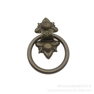 Xinyang Guyi Brass Door <b>Handle</b> G-33 Circular Surface Mounted No Drill Installation For <b>Cabinet</b> Window Door Retro Style - Product Image 4