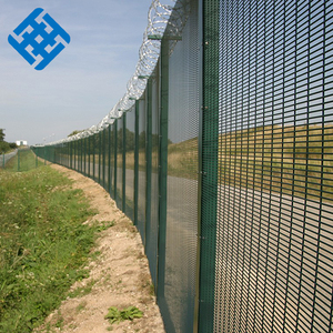 Maille soudée enduite de haute sécurité de PVC pour le jardin de propriété privée Clôtures galvanisées 358 d'anti escalade - Product Image 5