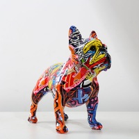 Sculpture de chien ballon en résine faite à la main, modèle de décoration intérieure et extérieure, léger, imperméable, figurine d'animal artistique