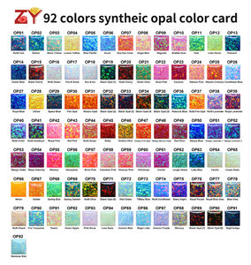 20 pz/lotto 2mm-8mm all'ingrosso Top Fire Color Play rotondo opale piatto Cabochon opale sintetico opale rotondo Cabochon - Product Image 1