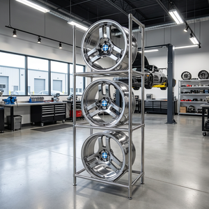 Cerchio in Lega Forgiata Classico a 3 Razze Argento Lucido 17 18 19 Pollici per <span class=keywords><strong>Auto</strong></span> <span class=keywords><strong>JDM</strong></span> ad Alte Prestazioni Fornitura Diretta dalla Fabbrica DOT - Product Image 3