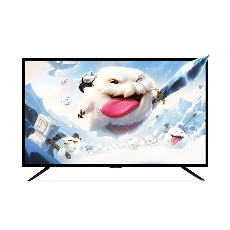 Chigo Tv 55 Inch 4K Smart Tv Muurbeugel Mount Lcd 26 32 50 55 Inch Chinese Video 'S Hd Full Color Led Tv Led Display Vi