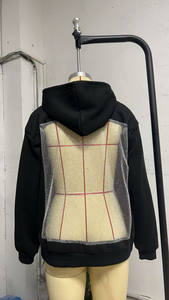 Viviblook Z0117TP01 Nouveau Pull à Capuche Sexy pour Femme à Manches Longues, Couleur Unie, Dos Nu, Maille Ajourée Transparente, Grande Taille - Product Image 5