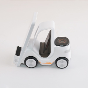 Estación de Carga Inalámbrica Universal con Diseño de Montacargas para <span class=keywords><strong>Android</strong></span>, iWatch, <span class=keywords><strong>Airpods</strong></span> <span class=keywords><strong>Pro</strong></span>, Diseño de Auto, Luz Nocturna - Product Image 1