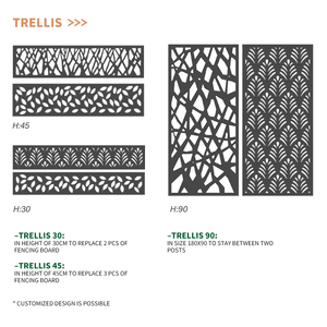 Ngoài trời riêng tư WPC hàng rào bán buôn gỗ không thấm nước nhựa composite hàng rào vườn sử dụng vật liệu - Product Image 6