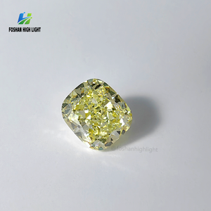 <span class=keywords><strong>1</strong></span> <span class=keywords><strong>ct</strong></span> Fancy Yellow Loose Diamonds Coussin Cut CVD Lab Grown Diamond Price - Product Image 2
