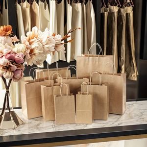 Bolsas de Papel Kraft para Ropa Interior de Marca Personalizada, Bolsas de Compra Ecológicas y Reutilizables - Product Image 6