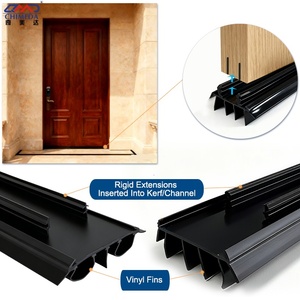 Joints de bas de <span class=keywords><strong>porte</strong></span> Kerf avec ailettes en vinyle pour portes <span class=keywords><strong>d</strong></span>'<span class=keywords><strong>entrée</strong></span> en aluminium – Entrepôt USA - Product Image 2