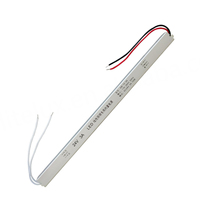 Boîtier en aluminium ultra fin pour carte de commande LED 12V DC 250W, éclairage LED fin pour plafonnier et ventilateur