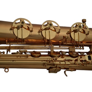 Saxofón de latón con llave de E bajo superior JSBS-180, para rendimiento profesional, cuarteto, solista, música de viento occidental, dorado - Product Image 4