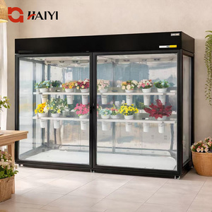 Commercial Stainless Steel Frost Free Adjustable Shelves Floral Storage Cooler Refrigerator Cabinet for Flower Shops - Product Image 2