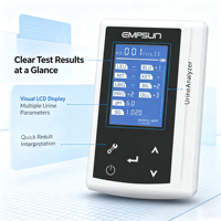 Analyseur d'urine vétérinaire portable 10 paramètres avec imprimante sans fil pour clinique vétérinaire