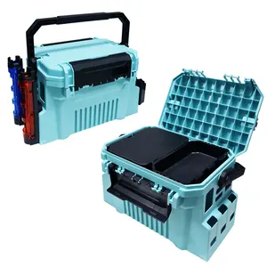 Hot Sale Outdoor Fishing Storage Box Fishing Box Large Waterproof Plastic Lure Tools Luya Box