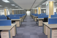 Estación DE TRABAJO modular moderna de 4-6 plazas, escritorio, muebles de oficina, gerente de personal, Mesa Administrativa, Material metálico duradero