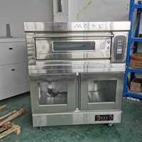 Nouveau four de boulangerie électrique à Double pont commercial 4 plateaux cuisson par convection caractéristiques automatiques Portable pour la cuisson du pain au lait aux fruits