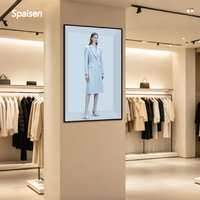 Layar Digital Signage Android 4K Tanpa Kacamata 3D, Terpasang di Dinding dengan Animasi untuk Toko Ritel dan Penunjuk Arah