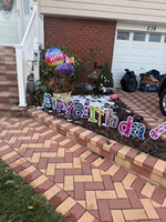 Panneau de jardin personnalisé en Coroplast durable avec lettres Joyeux Anniversaire 18x24, résistant aux intempéries et aux décolorations, pour affichage en extérieur lors de fêtes d'anniversaire