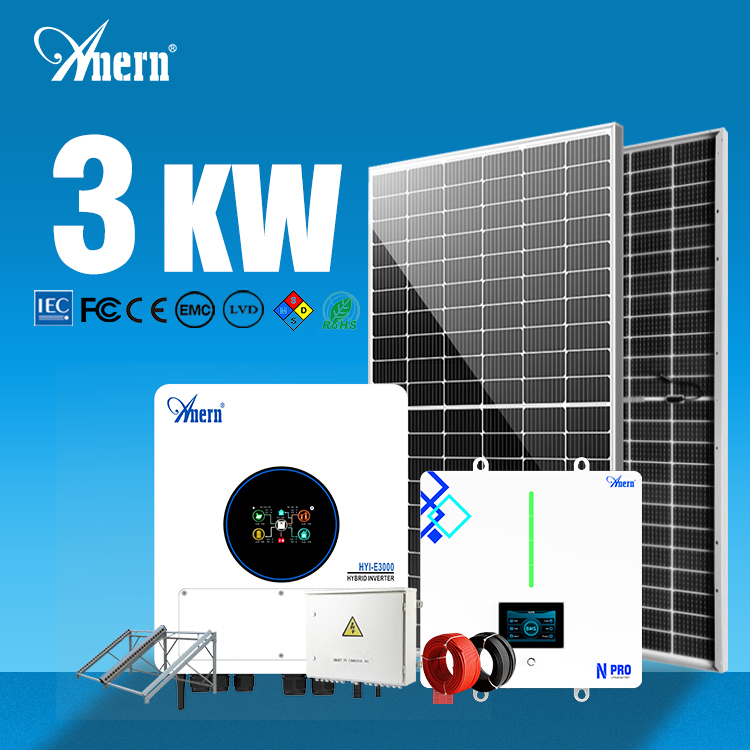 3kv Solar Generator 5kw Solar System Kit Energia Solar 1000w Solar Power Generator off the Grid