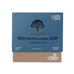 OEM bebas gula Xylitol peremajaan Gom Lastic Mint permen karet dengan Hydroxyapatite Enamel perlindungan segar nafas - Product Image 2