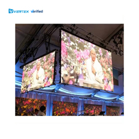 Écran LED d'affichage numérique pour extérieur, mur publicitaire de scène, 500 * 500 mm, pixels de 3,91 mm, location pour églises