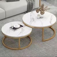Table basse moderne de luxe léger en panneaux MDF pour salon, idéale pour petits appartements, petite table d'appoint