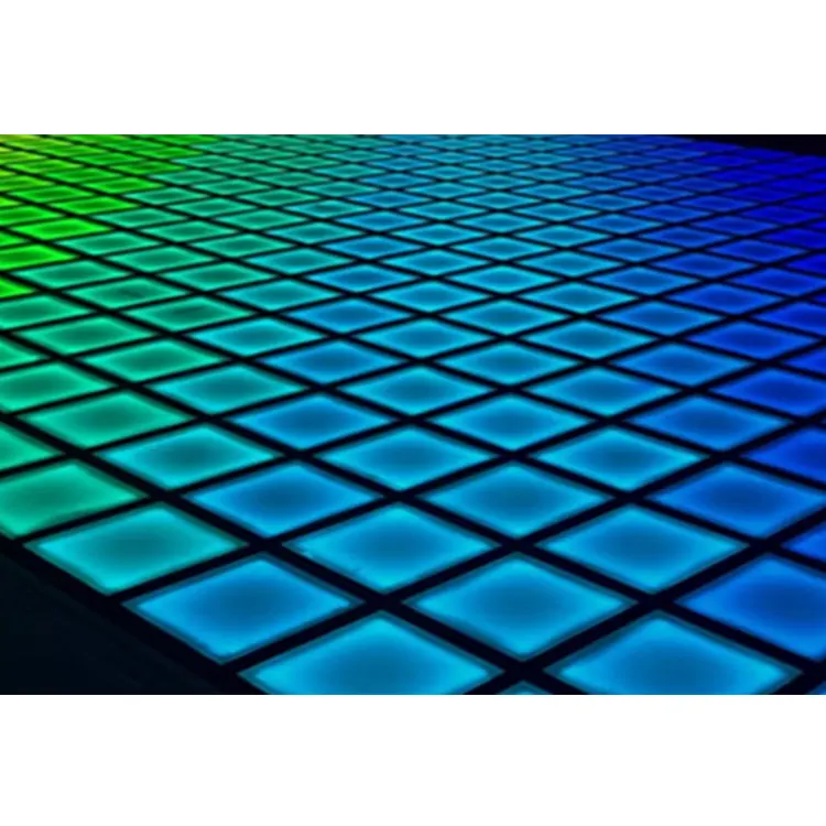 Ánh sáng lên Vòng cảm giác chiếu sáng Dance LED Panels tương tác Trò chơi điều khiển thông minh RGB LED Dance Floor Magnetic cho bán