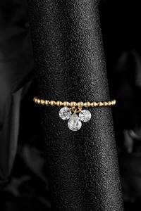 Bague de luxe en or blanc massif 14 carats avec diamant rond brillant de 0,31 ct cultivé en laboratoire |   Diamant de laboratoire taille brillant rond pour fiançailles - Product Image 4
