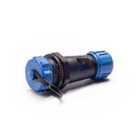 Connecteur circulaire étanche IP68 de remplacement WEIPU SP1311/S4, fiche femelle à 4 broches, type à souder, boîtier en nylon