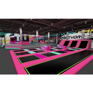 Qiaoqiao, <span class=keywords><strong>Parque</strong></span> de Trampolines Interactivo de 6000 Metros Cuadrados, Centro de Juegos Comercial, Equipo de Juegos Interior para Niños - Product Image 5