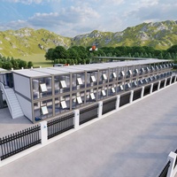 Appartement complet préfabriqué en Chine Maison en conteneur Maison en acier avec cuisine et salle de bain