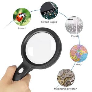 <span class=keywords><strong>Loupe</strong></span> éclairée <span class=keywords><strong>Loupe</strong></span> portative 10X avec 12 lumières LED, <span class=keywords><strong>Loupe</strong></span> en verre à grande lentille <span class=keywords><strong>pour</strong></span> la réparation de lecture - Product Image 5