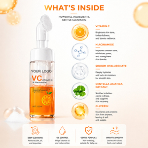 Mousse <span class=keywords><strong>Detergente</strong></span> all'Essenza di Vitamina C e Niacinamide, Pulizia Profonda, Idratazione e Sbiancamento della Pelle, <span class=keywords><strong>Detergente</strong></span> <span class=keywords><strong>Viso</strong></span> - Product Image 2