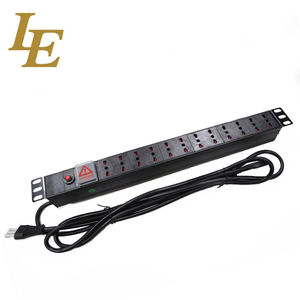 PDU de Aluminio de 19 Pulgadas y 1U, 12 Vías, con Certificados CE y ROHS Multifuncionales - Product Image 5