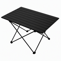 Table pliante en aluminium robuste, portable, pour cuisine, salle à manger, camping en plein air, avec pieds en forme de X, pour la randonnée, la pêche, le pique-nique, les voyages